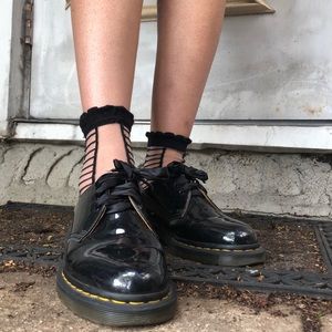 Dr Martens Black Patent Classic Shoes